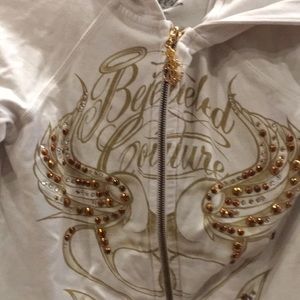 Classic bejeweled hoodie